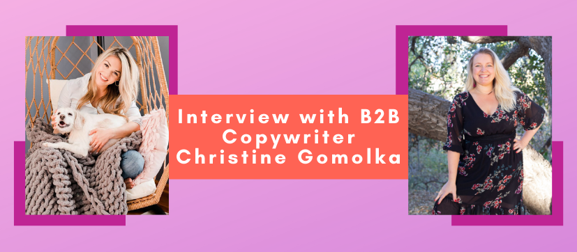 Interview with B2B Copywriter Christine Gomolka